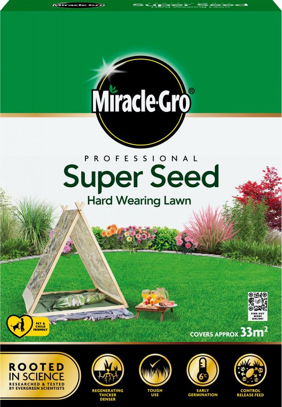 Miracle-Gro Miracle-Gro Professional Super Seed Hard Wearing Lawn