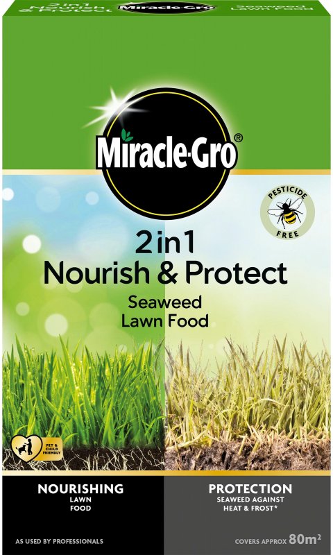 Miracle-Gro Miracle-Gro 2 in 1 Nourish & Protect Seaweed Lawn Food