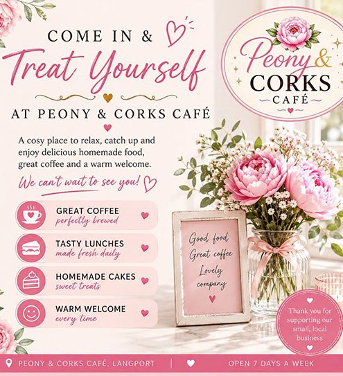 Peony & Corks Cafe