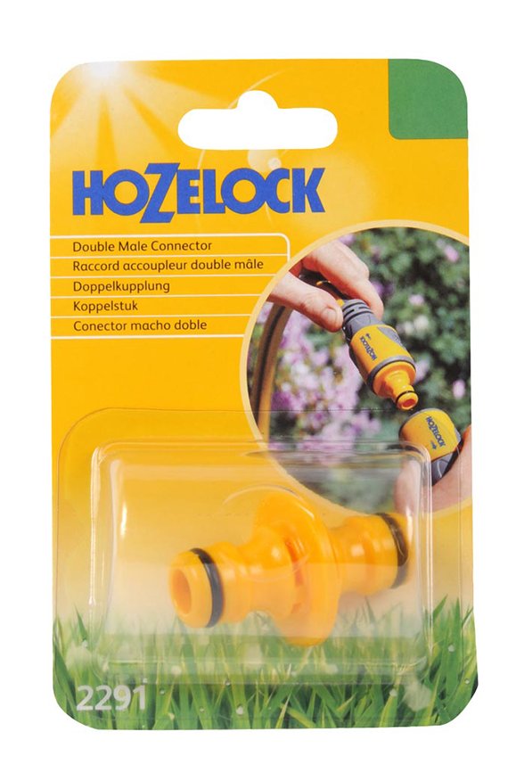 Hozelock Double Male Connector Kelways Plants Ltd