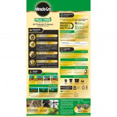 Miracle-Gro Peat Free Premium All Purpose Compost with Organic Plant Food
