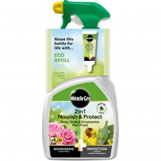 Miracle-Gro 2 in 1 Nourish & Protect Rose, Shrub & Ornamentals Plant Food