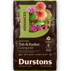 Durstons Advanced Peat Free Tub & Basket Compost 40L