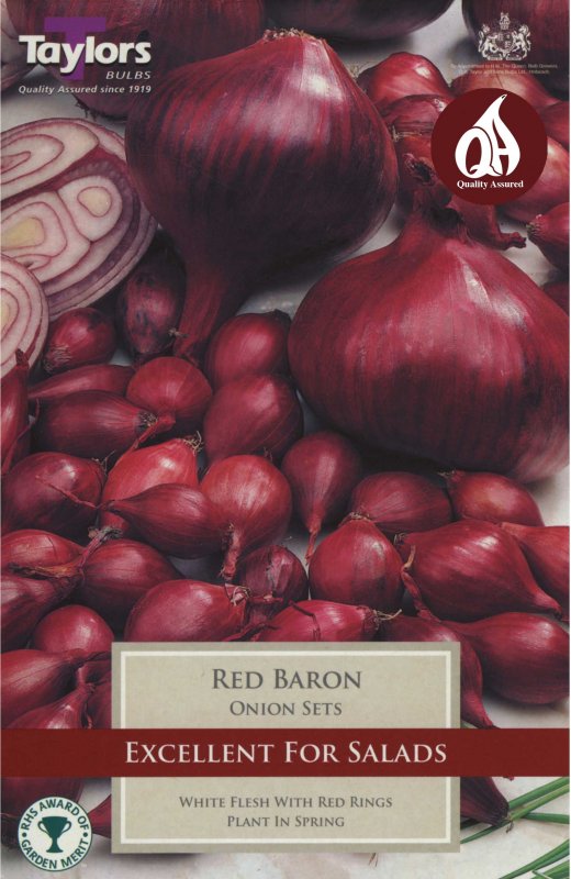 Taylors Bulbs Onion Red Baron (50 sets)