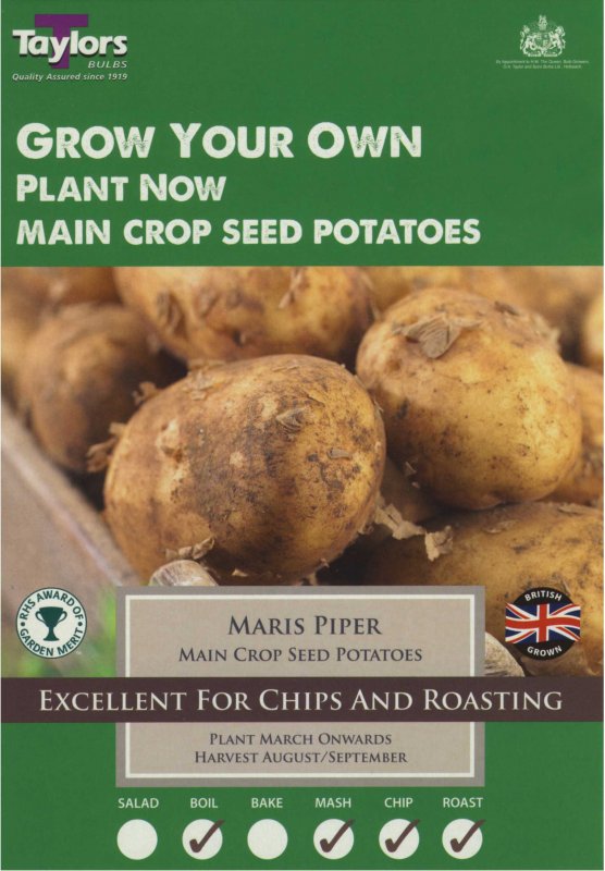 Taylors Bulbs Potato Maris Piper (x10)