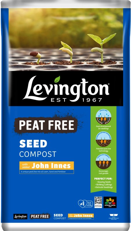 Levington Levington Peat Free Seed Compost with Added John Innes