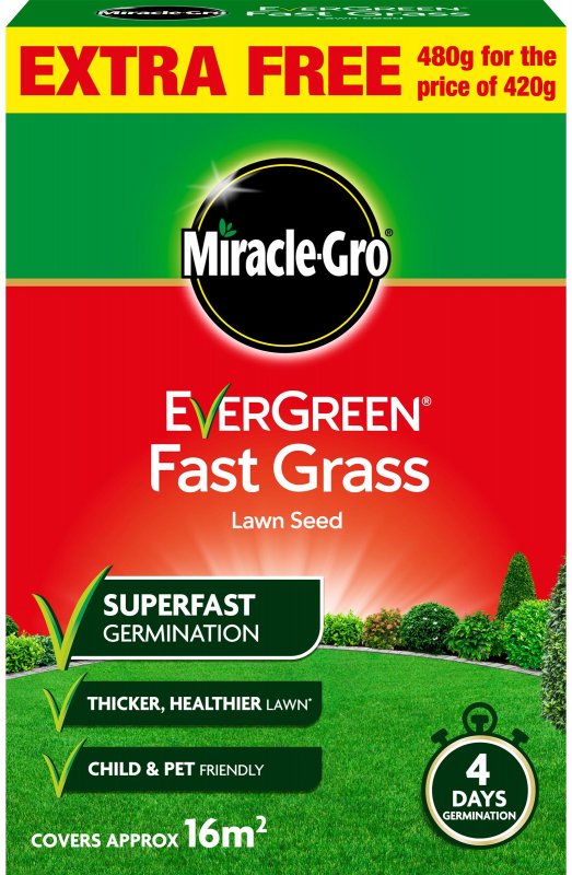 Miracle-Gro Evergreen Miracle-Gro EverGreen Fast Grass Lawn Seed